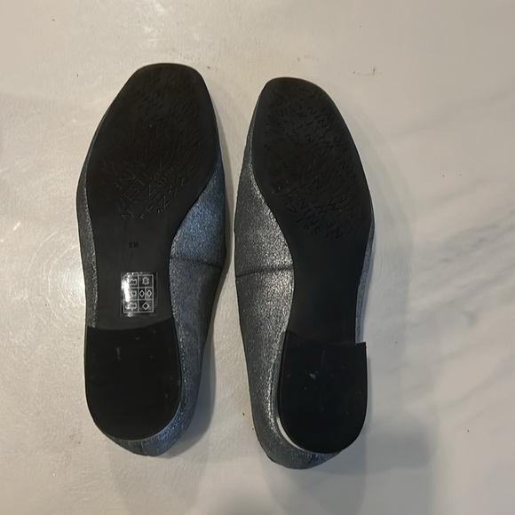 Nine West Silver Glitter Flat - Picture 4 of 5